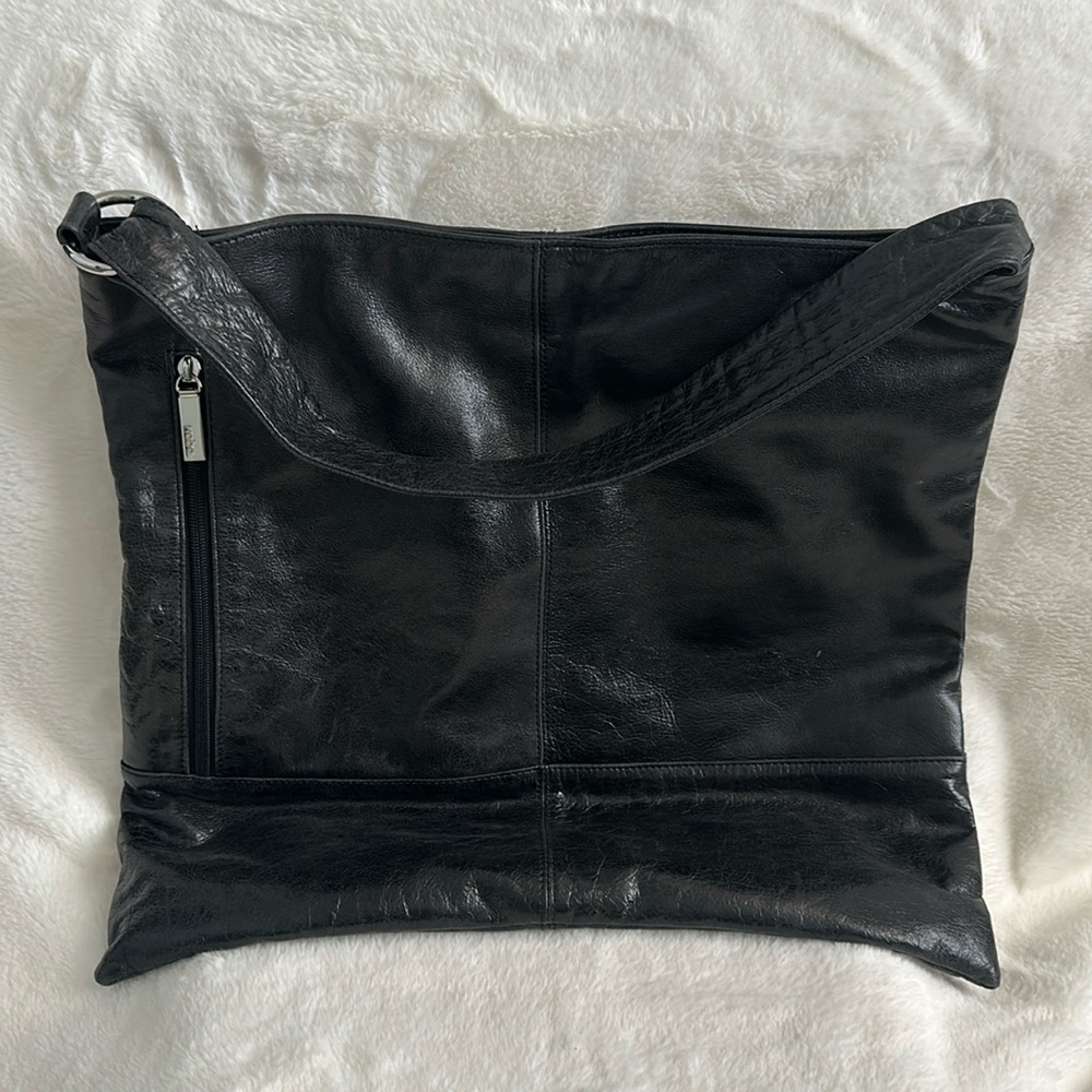 Hobo black leather tote
